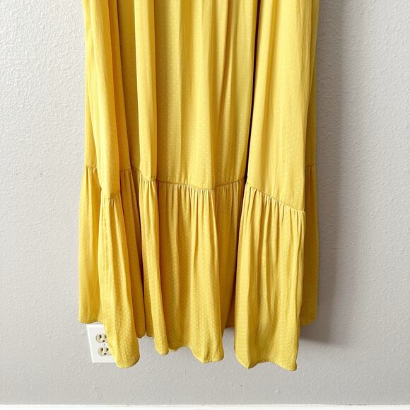 Saltwater Luxe Celine Dotted Citrus Midi Tank Dress Women's Size Medium - Picture 8 of 14